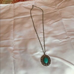 Long Silver necklace